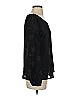 Cooper & Ella 100% Polyester Black Long Sleeve Blouse Size S - photo 4