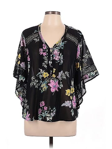 Sharagano Short Sleeve Blouse (view 1)