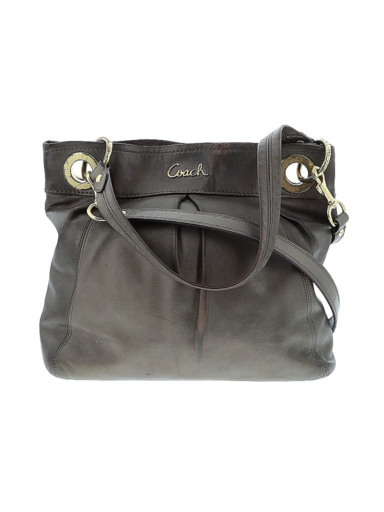 Coach Factory 100% Leather Gray Brown Leather Crossbody Bag One size - photo 1