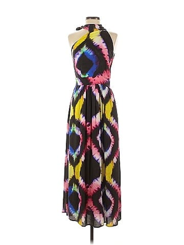 Busayo Collective Rainbow Tie Dye Dress (view 1)