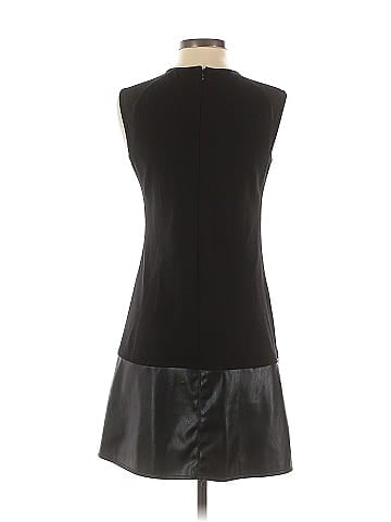 KF/KaufmanFranco Collective Black Faux Leather Trim Shift (view 2)