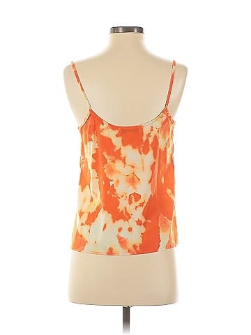 Thakoon Collective Orange Tie Dye Slip Tank (view 2)