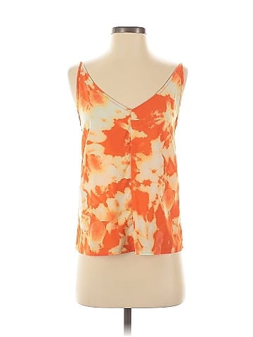 Thakoon Collective Orange Tie Dye Slip Tank (view 1)