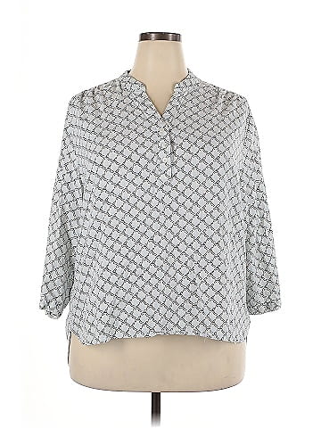 Anne Carson 3/4 Sleeve Blouse (view 1)