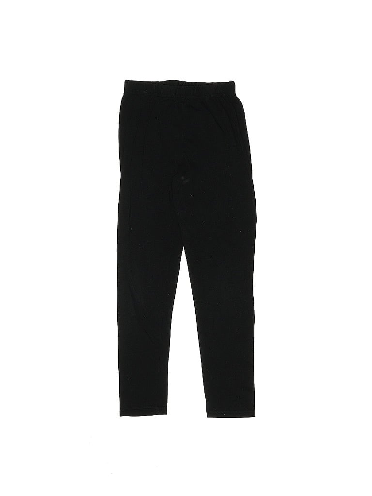 Girls Solid Black Casual Pants Size 7 (big kids) - photo 1