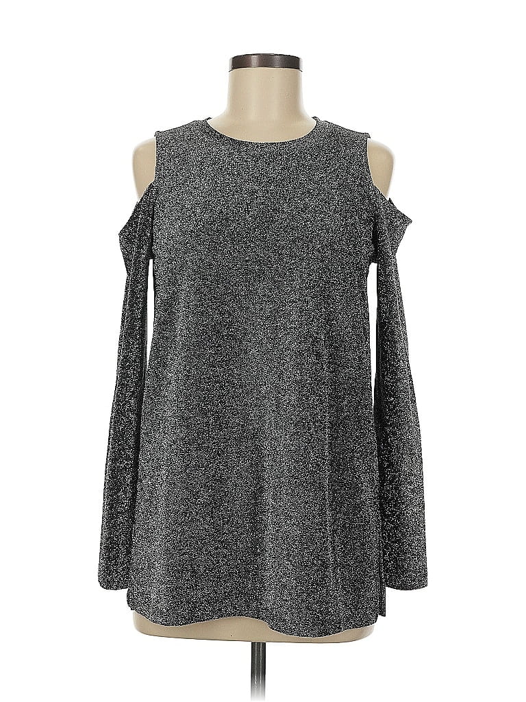 Pre-owned Michael Michael Kors Long Sleeve T-shirt In Gray