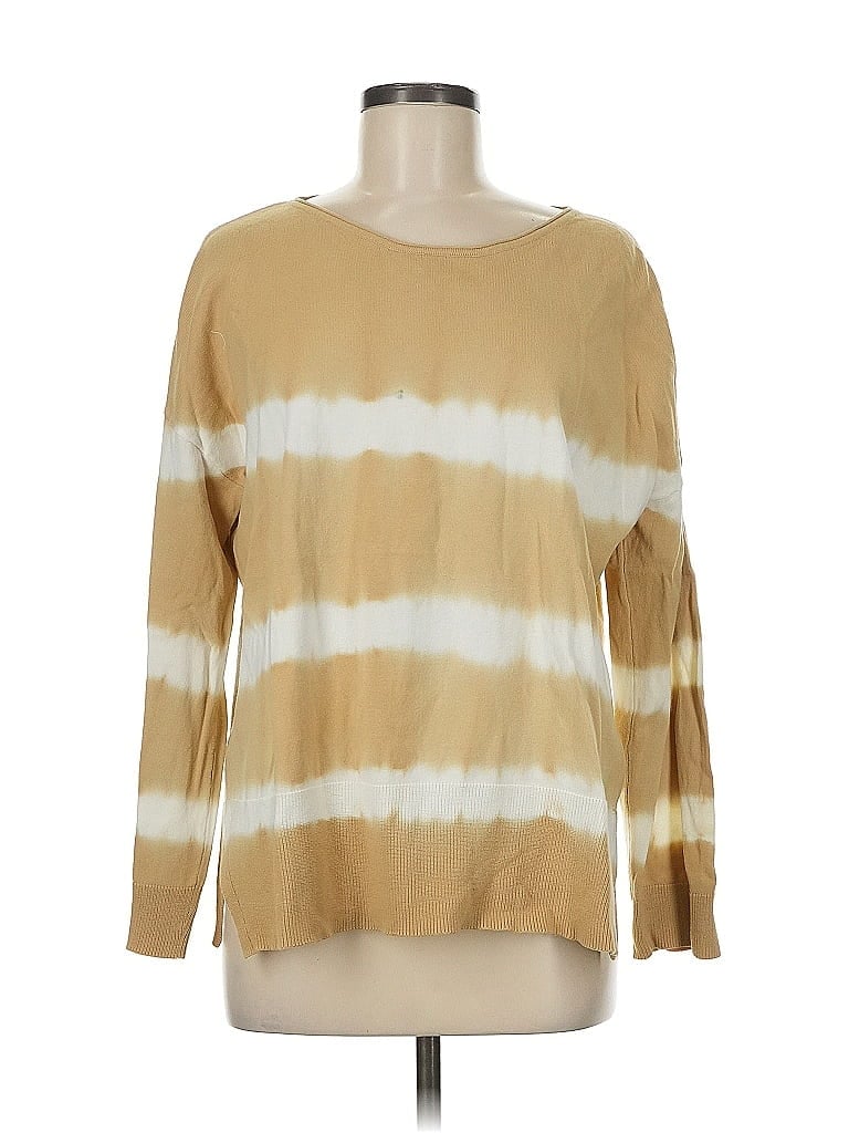 Piazza Sempione Tie-dye Tan Pullover Sweater Size EU (IT) 44 / US 8 - photo 1