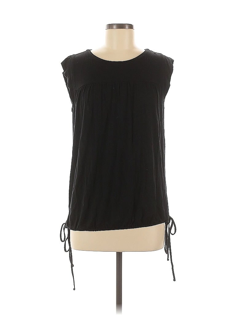 Pre-owned Ann Taylor Loft Outlet Sleeveless Blouse In Black