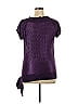 Heart Soul 100% Polyester Purple Short Sleeve Top Size XL - photo 2