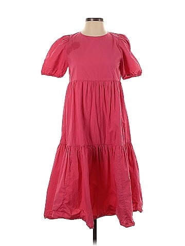 Peter Som Collective Puff Sleeve Tiered Dress (view 1)