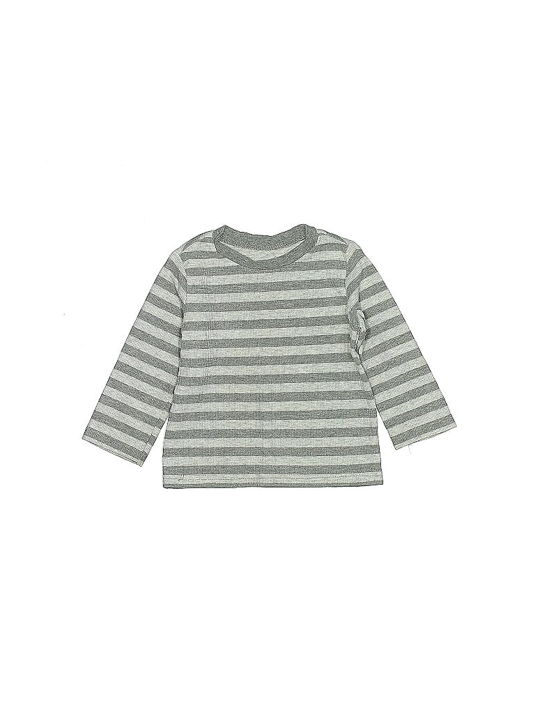 First Impressions Stripes Gray 3/4 Sleeve T-Shirt 12-18 MO / 18 MO - photo 1