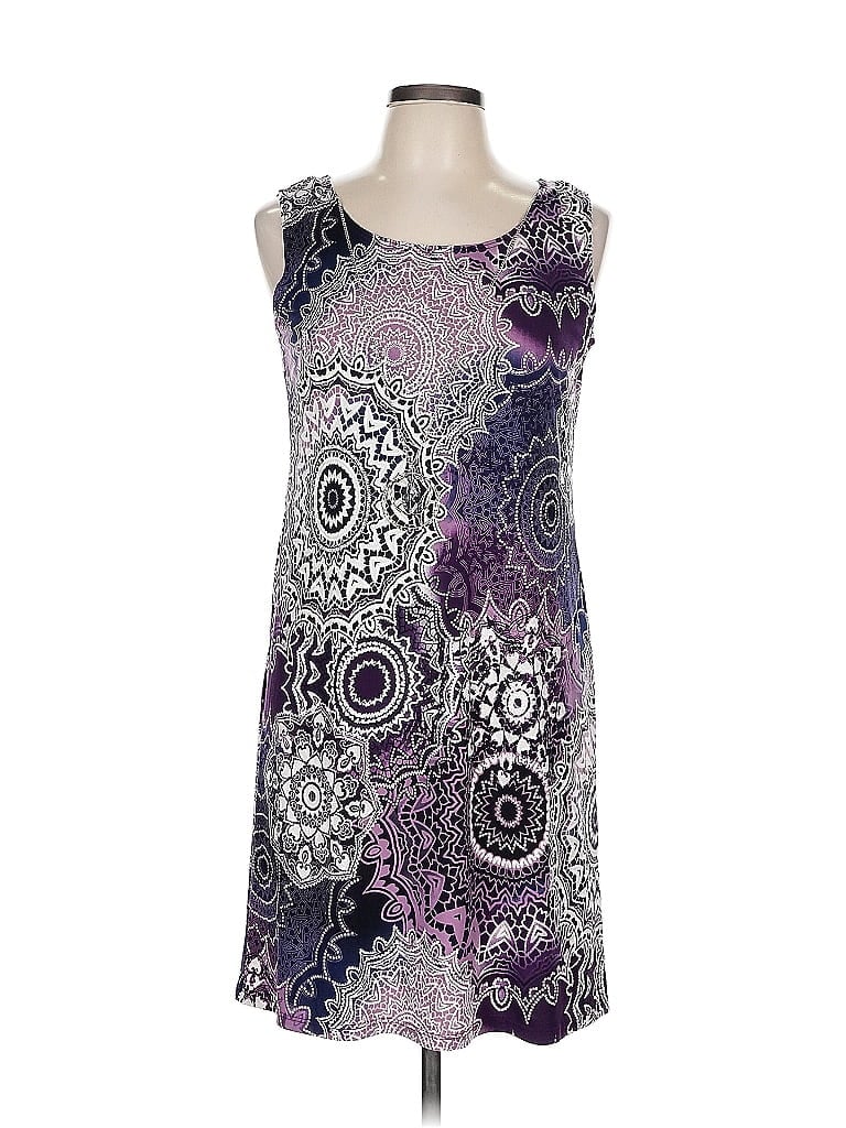 Pre-owned R & M Richards Casual Dress In Purple