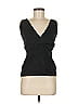 Aimée Black Sleeveless T-Shirt Size M - photo 1