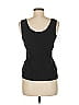 Aimée Black Sleeveless T-Shirt Size M - photo 2