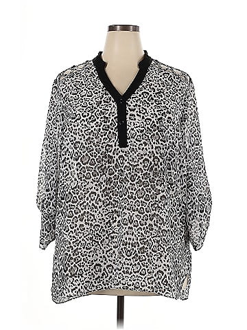 I.N. Studio 3/4 Sleeve Blouse (view 1)