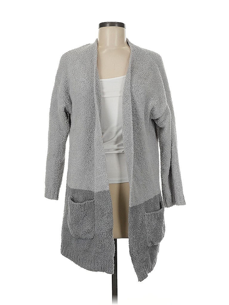 Pre-owned Thread & Supply Cardigan Sweater In Gray