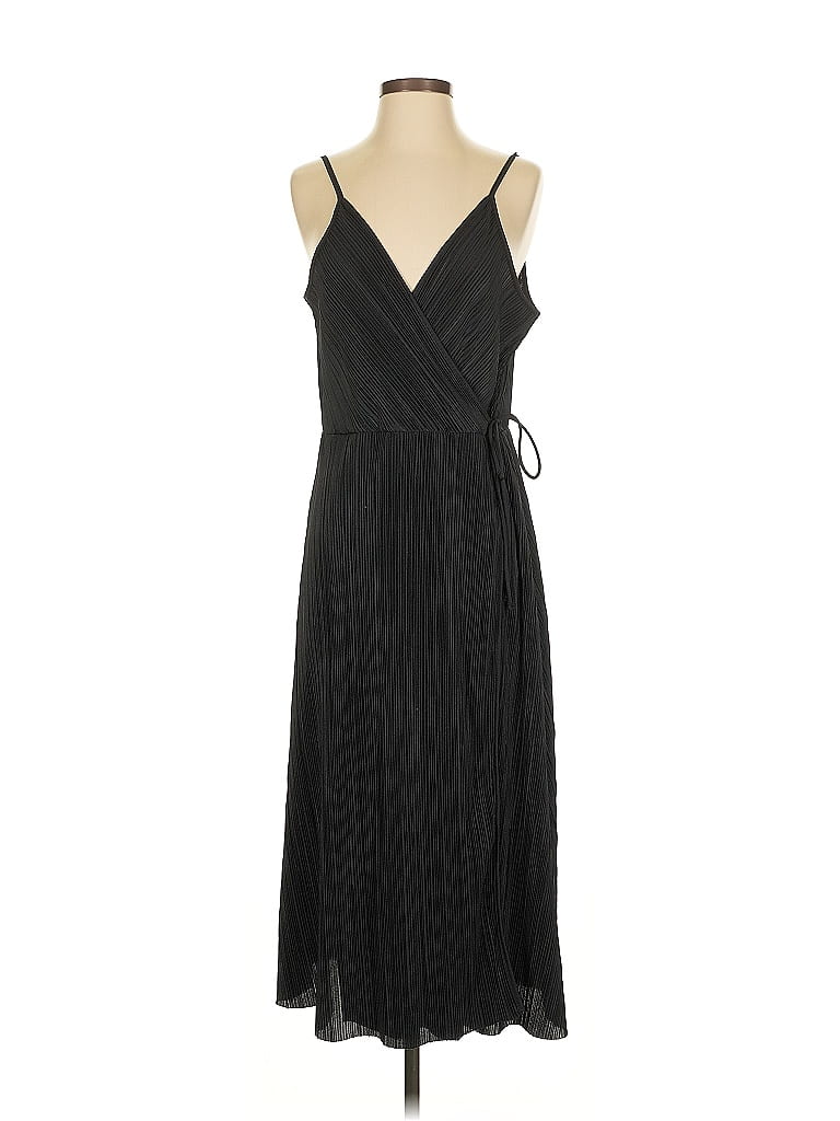 Pre-owned H&m Cocktail Dress In Black