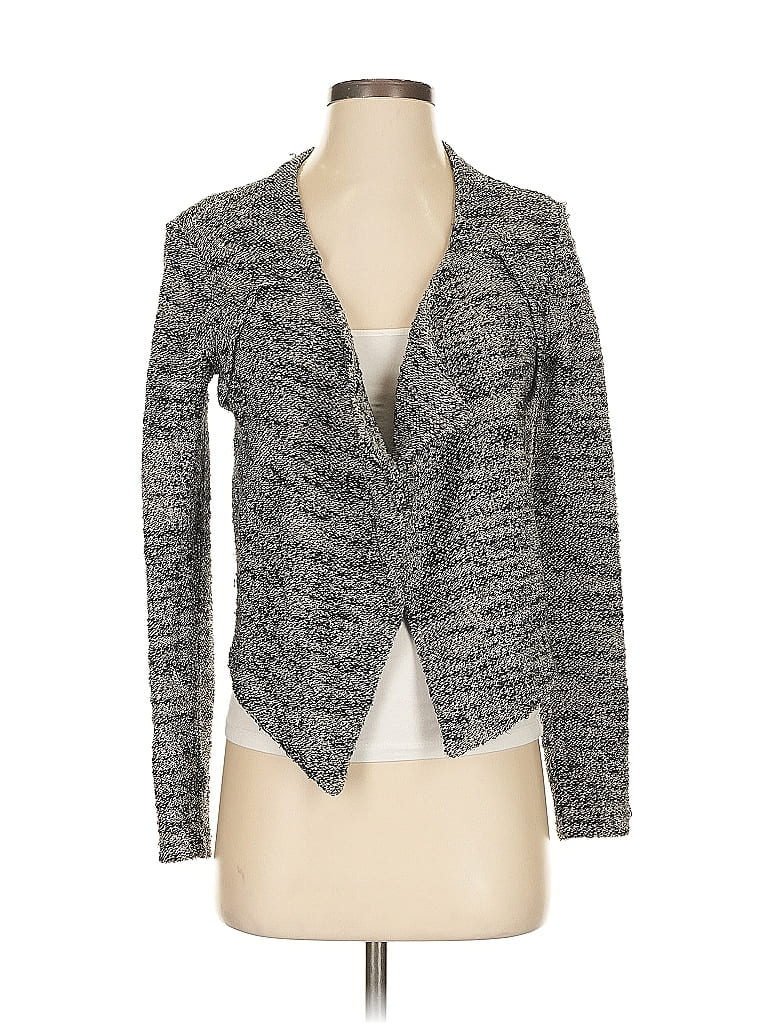 Pre-owned Ann Taylor Factory Cardigan Sweater In Gray