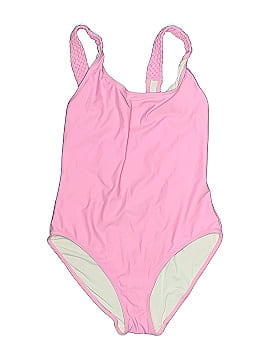 Solid & Striped One Piece Swimsuit