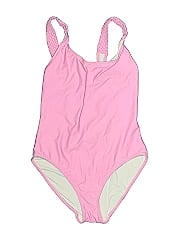 Solid & Striped One Piece Swimsuit