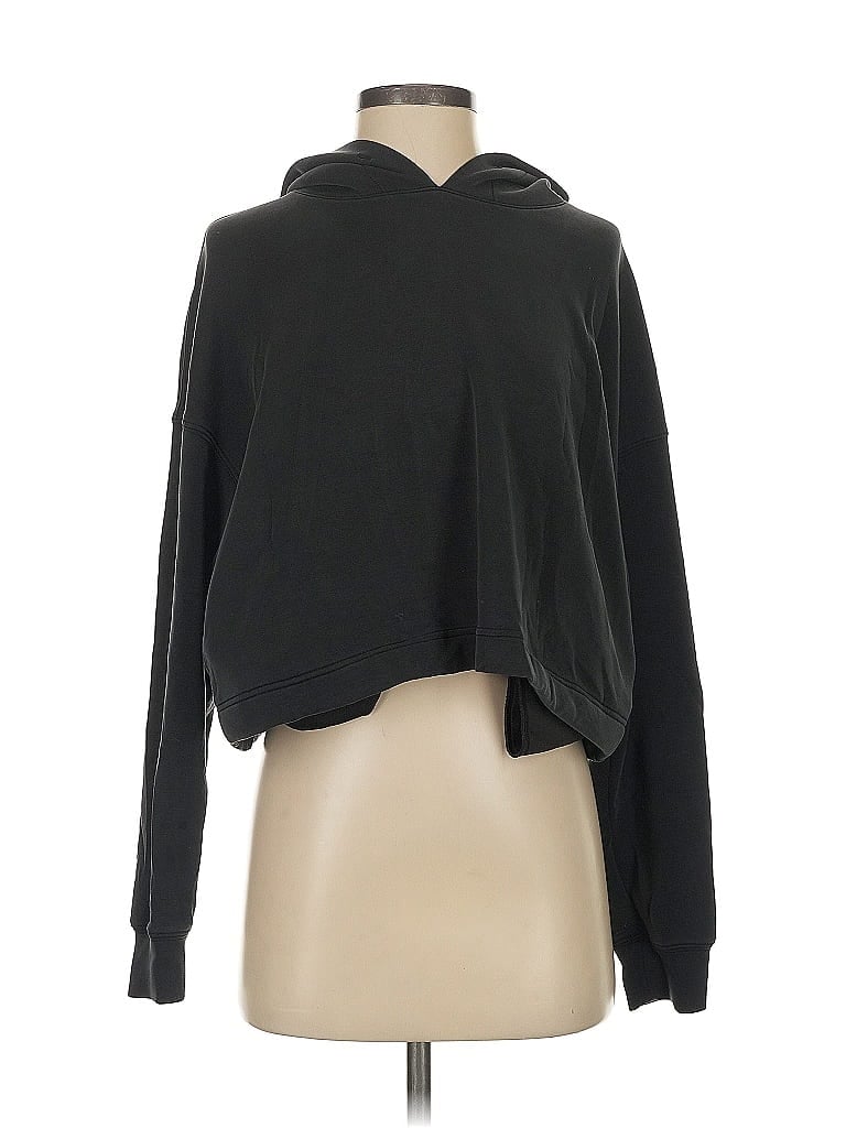 Pre-owned Assorted Brands Pullover Hoodie In Black