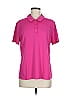 Lillie Green Pink Short Sleeve Polo Size L - photo 1