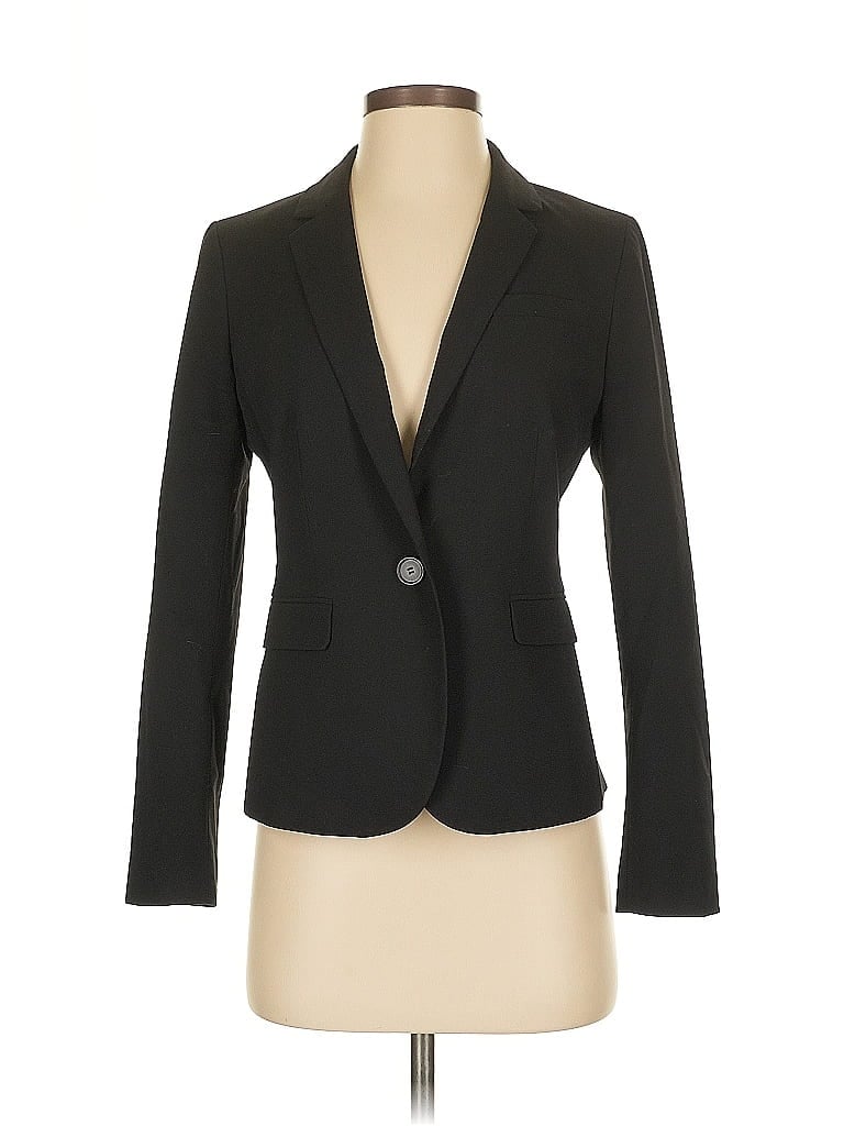 Pre-owned Ann Taylor Blazer Jacket In Black
