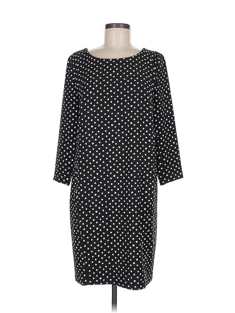 Pre-owned Lands' End Casual Dress In Black