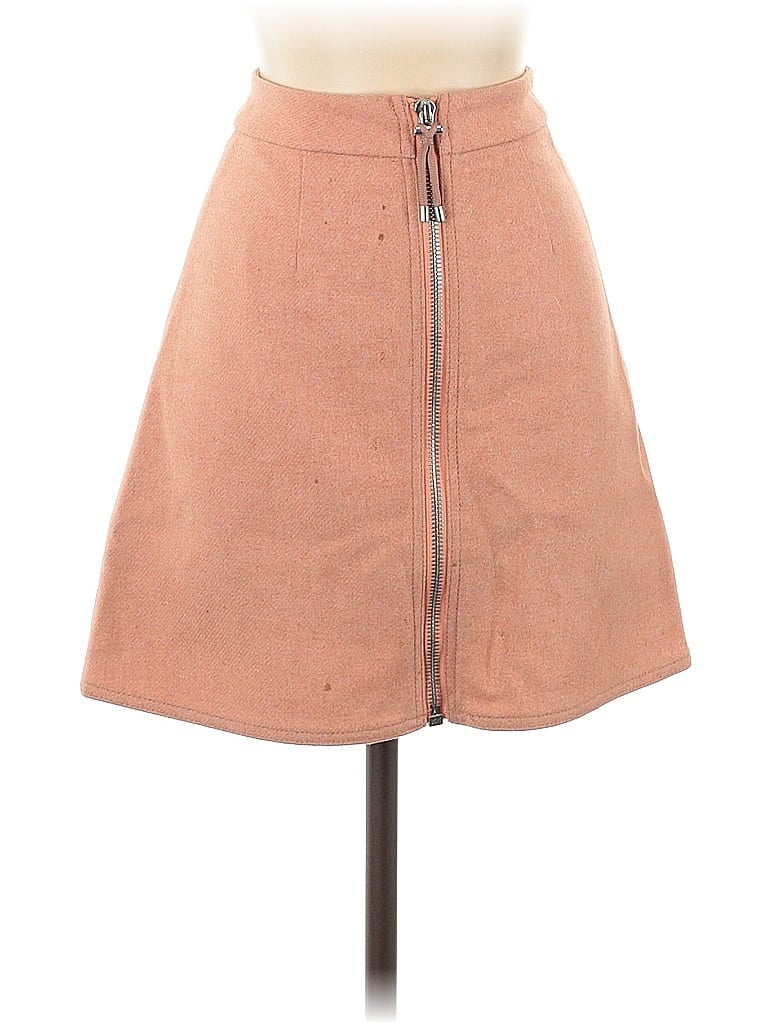 Pre-owned Acne Studios Wool Skirt In Orange