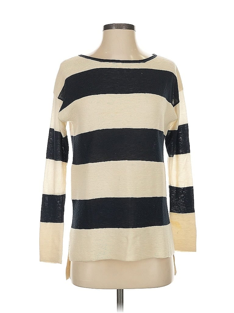 Pre-owned Vince Pullover Sweater In White