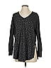 Z Supply Animal Print Gray Pullover Sweater Size XS - photo 1