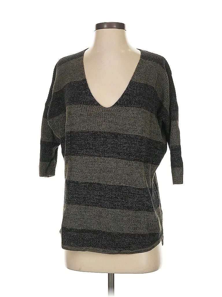 Pre-owned Express Pullover Sweater In Gray