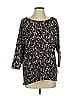 Only Animal Print Black Pullover Sweater Size S - photo 1