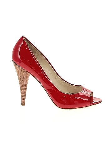Miu Miu Patent Peep Toe Heels (view 1)