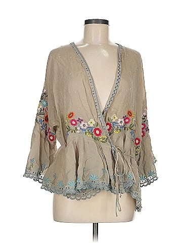 Johnny Was 3/4 Sleeve Blouse (view 1)