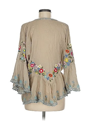 Johnny Was 3/4 Sleeve Blouse (view 2)