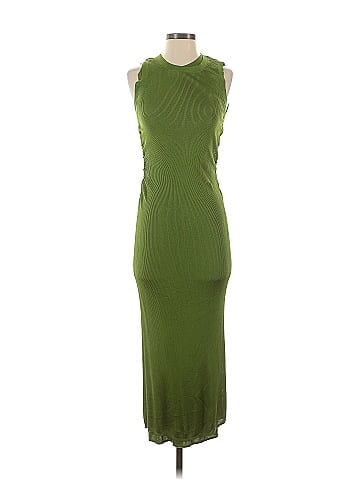 Atlein Collective Green Knit Midi Dress (view 1)