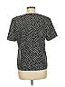 Le Suit 100% Polyester Polka Dots Black Short Sleeve Top Size 8 - photo 2
