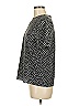 Le Suit 100% Polyester Polka Dots Black Short Sleeve Top Size 8 - photo 5
