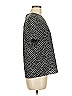 Le Suit 100% Polyester Polka Dots Black Short Sleeve Top Size 8 - photo 4