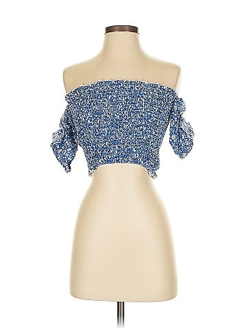 Zaful Short Sleeve Blouse (view 1)