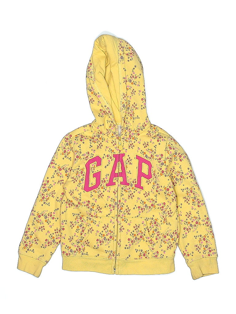 Baby Gap Yellow Zip Up Hoodie Size 5T - photo 1