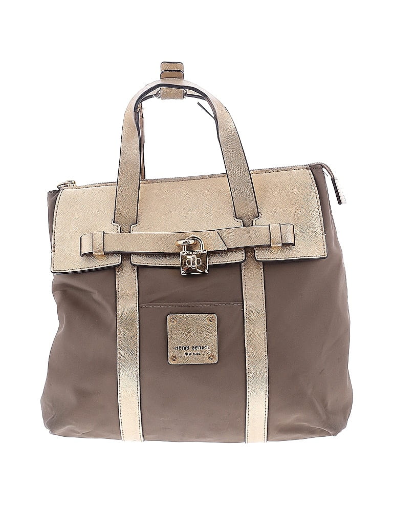 Henri Bendel Gray Tan Backpack One size - photo 1