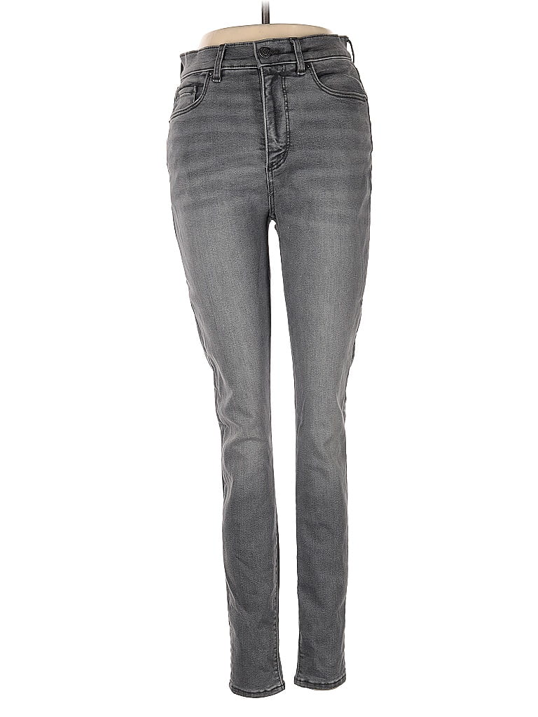 Pre-owned Ann Taylor Loft Jeans In Gray