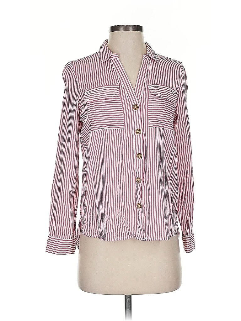 Pre-owned Vero Moda Long Sleeve Blouse In Red
