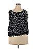 Ambiance 100% Rayon Black Sleeveless Blouse Size 2X - photo 1