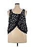 Ambiance 100% Rayon Black Sleeveless Blouse Size 2X - photo 2
