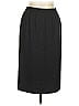 Kasper A.S.L. 100% Recycled Polyester Solid Black Formal Skirt Size 10 - photo 1