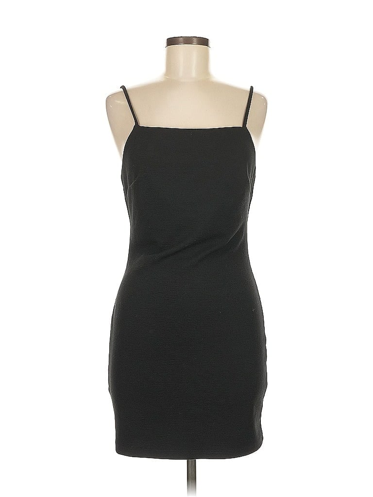 Pre-owned Mng Cocktail Dress In Black