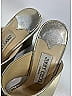Jimmy Choo 100% Leather Metallic Gold Heels Size EU 36 - photo 7